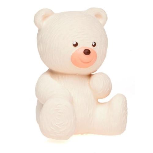 Figurine caoutchouc naturel Lanco Ours polaire Beige