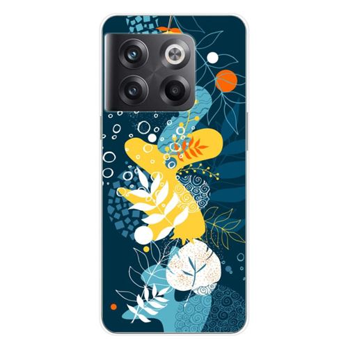 Coque en silicone imprimée compatible OnePlus 10T 5G Sea flowers