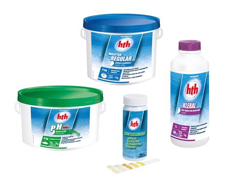 HTH Kit de traitement complet au chlore (0-20 m&sup3;) - 