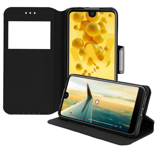 Etui de protection pour Wiko View 2 (Non Compatible View) - Noir