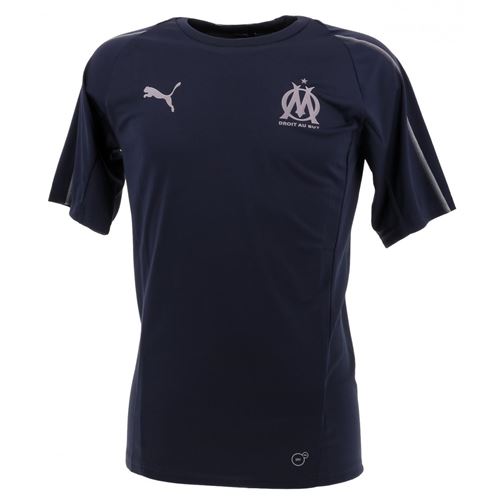 Tee shirt manches courtes Puma Om training jersey marseille Bleu taille : M réf : 78543