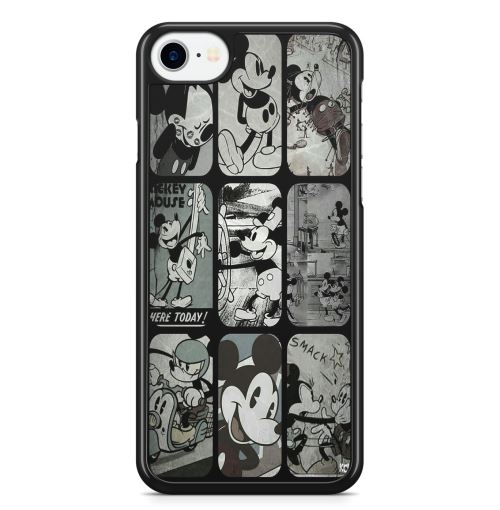 Coque Fifrelin Noire pour iPhone XS MAX Mickey Minnie Disney Collage