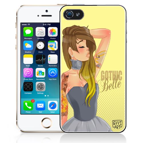 Coque pour iPhone 5C princesse belle gothique