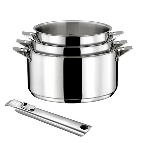 Cuisinox Eclipse - Série De 3 Casseroles 16/18/20 Cm Inox Avec Poignée - Image 3