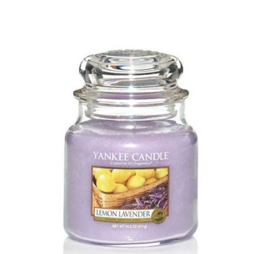 Citron et Lavande - Bougie parfumée moyenne jarre