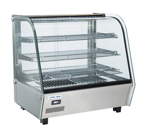 Vitrine Chaude Professionnelle de Comptoir - 120 L - Cool Head -