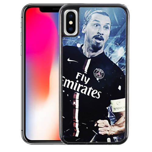 Coque pour iPhone XS football zlatan psg