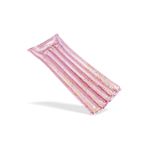 Matelas gonflable Intex Economat Paillettes Rose