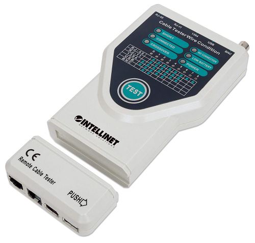 Intellinet 5 In 1 Cable Tester Is An Affordable And Versatile Mis Tool That Test(1/Ea)