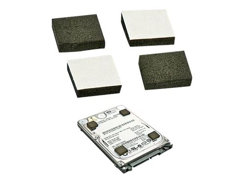 Lindy - Hard drive self-adhesive pad - zwart (pak van 4)