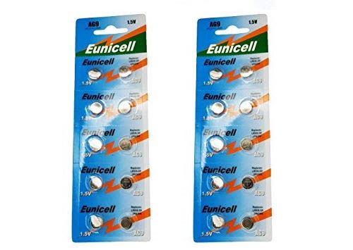 EUNICELL - Lot de 20 PILES AG9 LR936 SR936SW L936 394 V394 D394 SR936