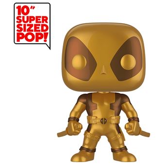 Marvel - Figurine Super Sized POP! Deadpool Thumbs Up Gold Deadpool 25 cm