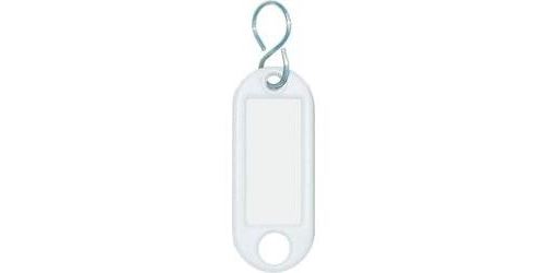 Porte-clef WEDO Classics blanc 10 pc(s)