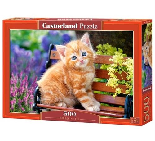 Puzzle 500 Pièces : Ginger Kitten, Castorland