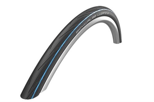 Schwalbe pneu extérieur Lugano II pneu pliable 28 x 1,00 (25-622) noir/bleu