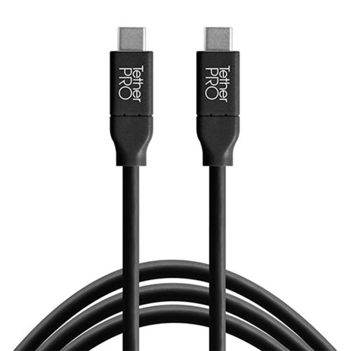TetherPro USB-C vers USB-C, 6' (1.8m), Noir