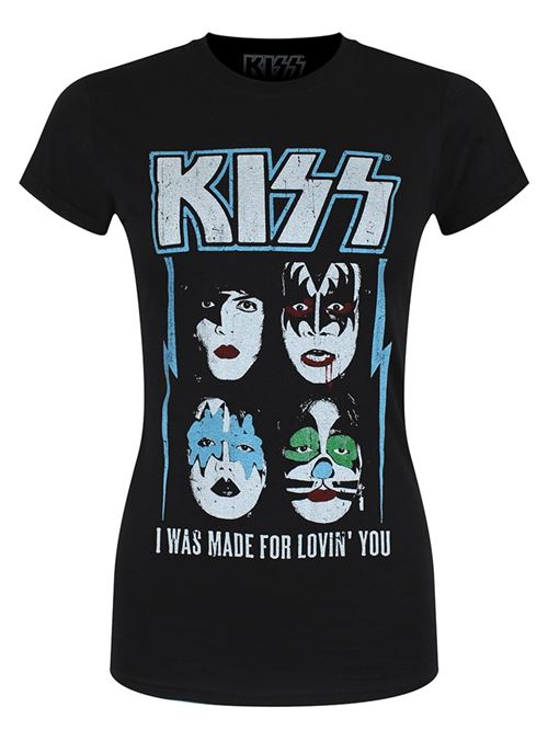 KISS T-Shirt Made For Lovin' Femme NoirNon Applicable