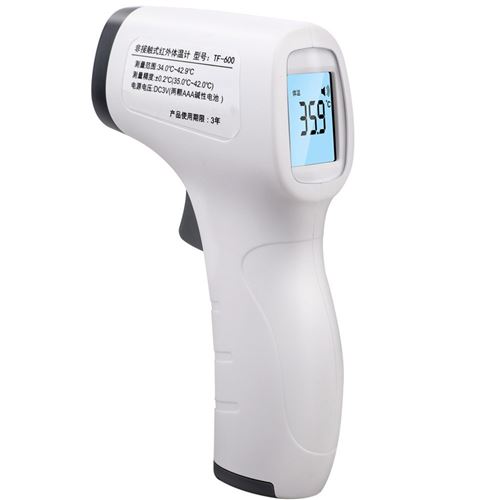 Thermomètre Sans contact Infrarouge IR infrarouge LCD numérique-blanc
