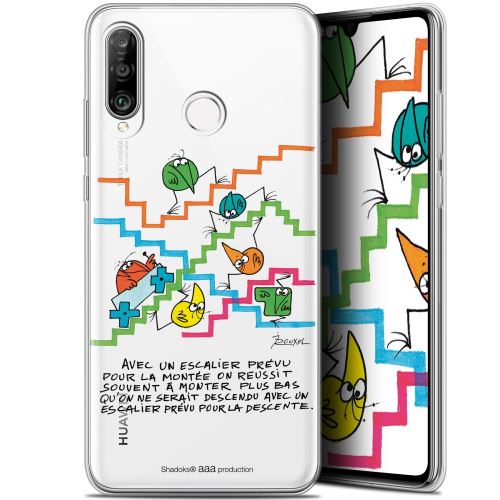 Coque Pour Huawei P30 Lite (6.2 ) Extra Fine Les Shadoks ? L'escalier