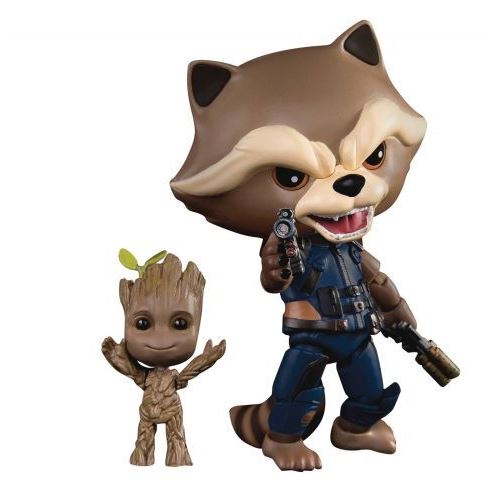 Figurine - Les Gardiens de la Galaxie 2 - Rocket et Groot 10 cm