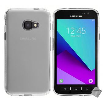Housse etui coque pochette silicone gel fine pour Samsung Galaxy Xcover 4S verre trempe BLANC TRANSPARENT htdmobiles Coque et etui telephone mobile Achat prix fnac