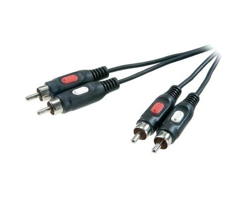 Câble audio speaka professional 50090 [2x cinch rca mâle - 2x cinch rca mâle] 1.50 m noir
