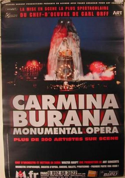 Burana Carmina - 80x120 cm - AFFICHE / POSTER