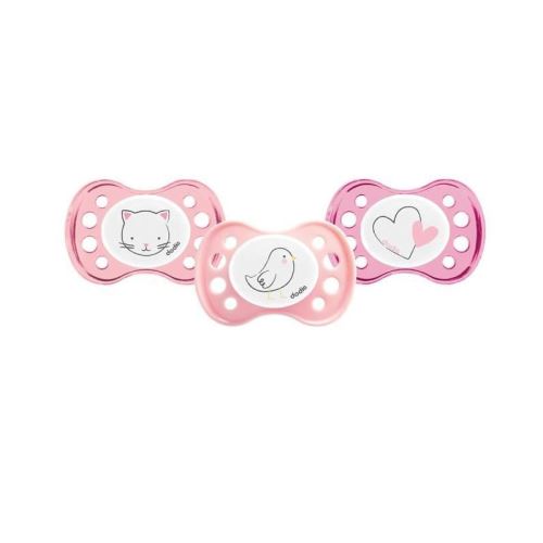 DODIE Sucette Fille Rose 0-2 mois