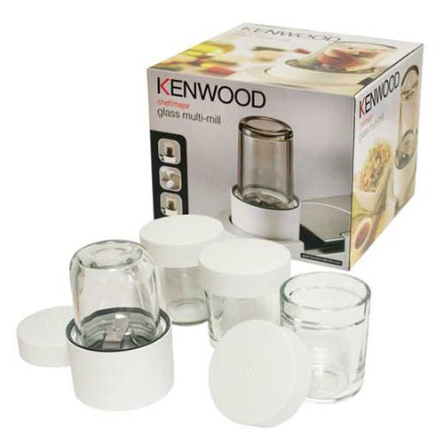 Mini Hachoir+3 Bols Complets A938 -At320 pour Pieces Preparation Culinaire Petit Electromenager Kenwood - Awat320A01