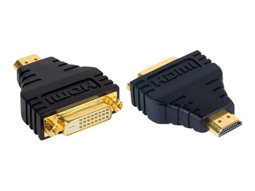 TECHly - Adaptateur vidéo - DVI-D mâle pour HDMI femelle
