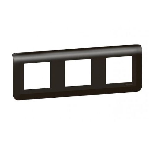 Legrand Noir Plaque De Finition Pour Appareillage Mosaic - 3X2modules - Mat