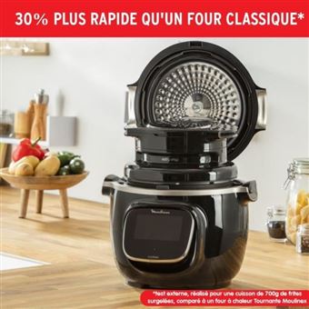 Couvercle Extra Crisp Moulinex Cookeo EZ150800 Noir