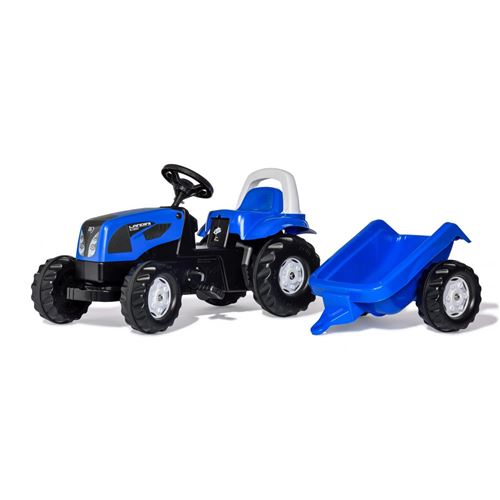 Rolly Toys tracteur escalier RollyKid Landini Power Farm bleu junior