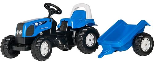 Rolly Toys tracteur escalier RollyKid Landini Power Farm bleu junior