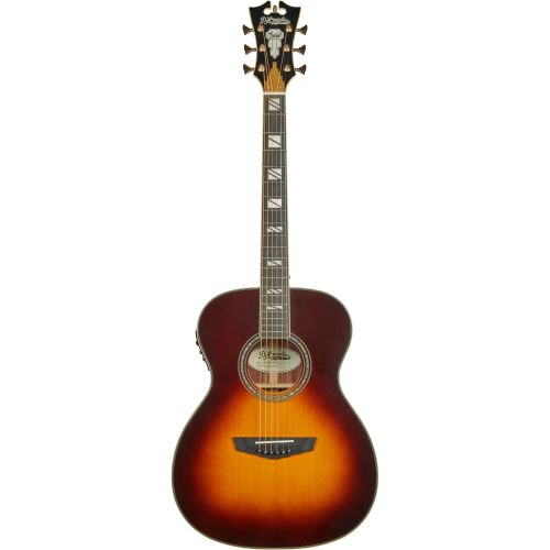 D'Angelico Excel Tammany Vintage Sunburst guitare électro-acoustique avec étui