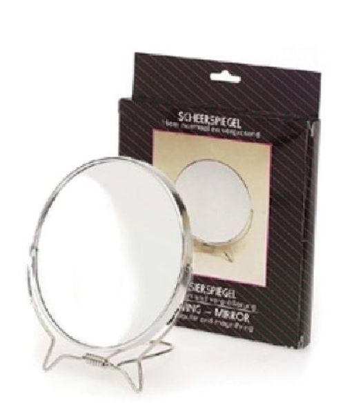 Miroir grossissant en métal grossissant 3x grossissant 14.5cm.
