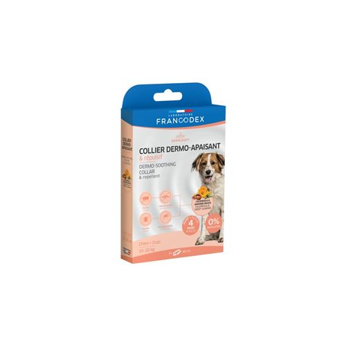 Collier Dermo-Apaisant et Repulsif Pour Chiens de 10 kg à 20 kg