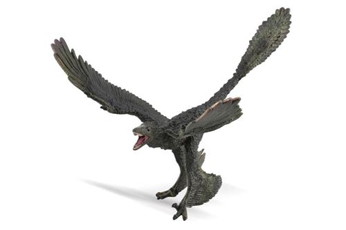 Collecta dinosaure Microraptor junior 20 cm caoutchouc vert foncé