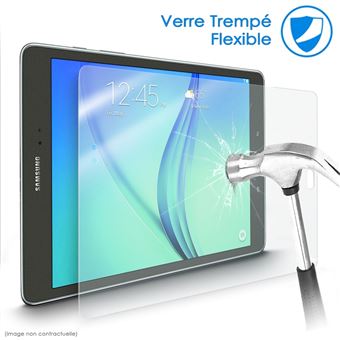 Protection d'écran en Verre Nano Flexible Incassable Dureté 9H, Ultra fin  0,2mm et 100% transparent ultra Résistant pour Tablette Samsung Galaxy Tab