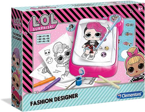 Clementoni ensemble de design Fashion Designer18 pi&egrave;ces