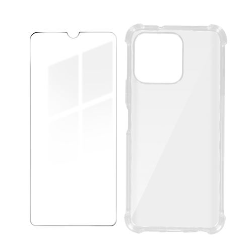 Pack Protection pour Honor 70 Lite X8 5G et X6 Coque Renforcée + Verre Trempé Avizar Transparent