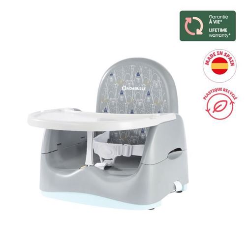 Rehausseur de chaise Home & Go Ours - Hauteur réglable - Universel - De 6 à 36 mois