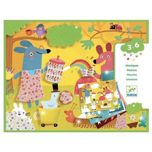 Djeco - Kit de Loisirs Créatifs Mosaïque Mousse Autocollante - Bois FSC - Image 2