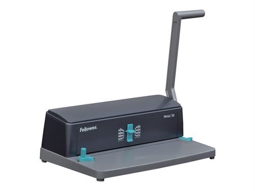 Fellowes ESP50 - Machine à relier - spirale - diamètre max. : 50 mm - perforation : 12 feuilles - reliure : 500 feuilles