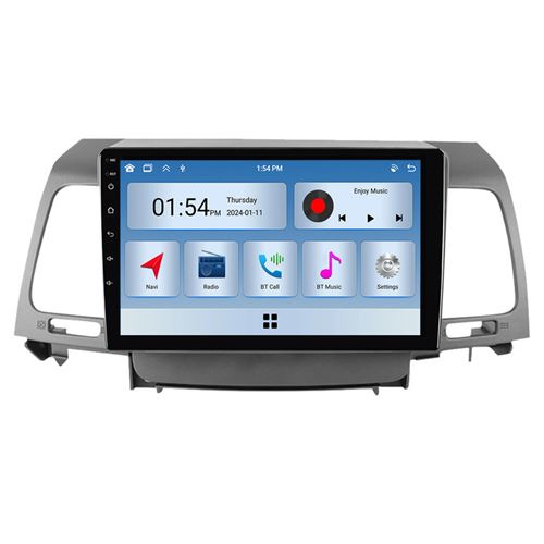 Autoradio RoverOne® Bluetooth CarPlay 2 Din 6Go RAM 128Go ROM pour Kia Opirus GH 2006-2011