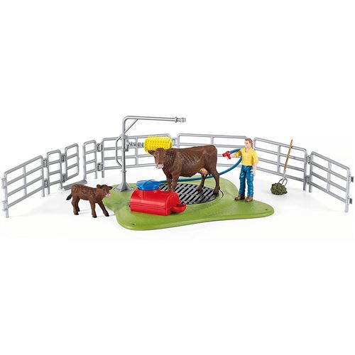Schleich 42529 - Farm World Station de lavage pour vaches