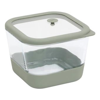 Beurrier Français En Silicone - Conservation Hermétique, Capacité 238g, Vert Foncé, Vert Clair Ou Jaune