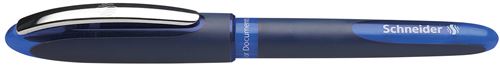 Stylo Schneider One Business Lot de 10 Stylos rollers à encre liquide non rétractable Bleu