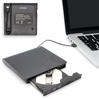 Cocopa Lecteur DVD Externe, USB 3.0 Graveur Enregistreur Portable