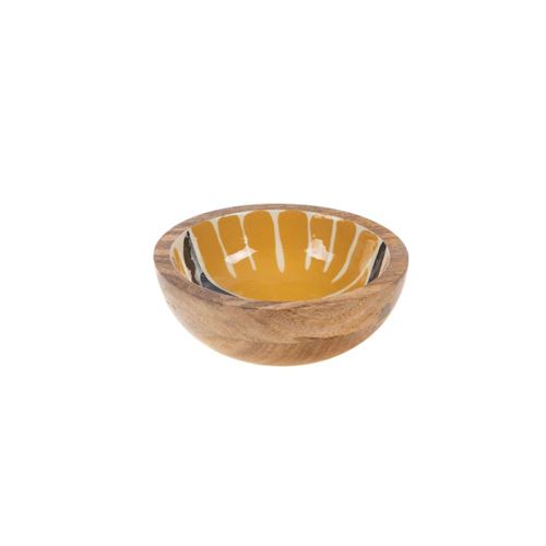 Non Communiqué Multicolore Bol Margot 15 Cm (Lot De 2) - Amadeus - Marron - Bois De Manguier